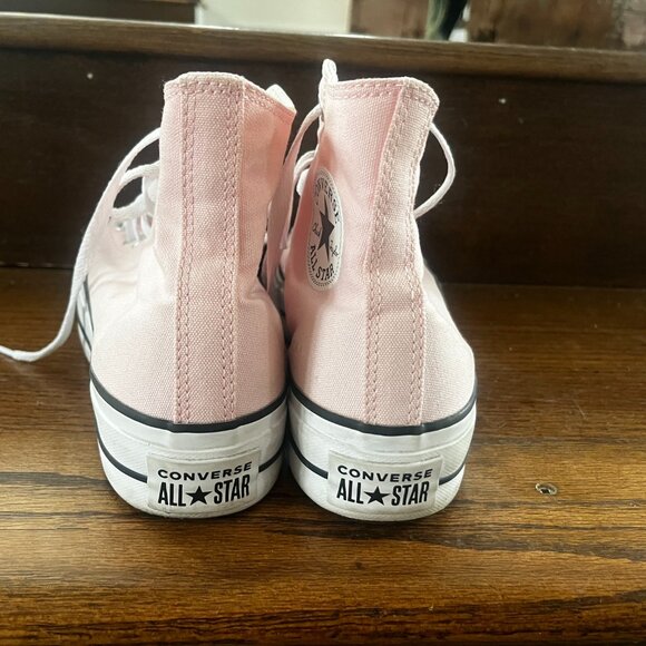 Converse Chuck Taylor All Star Lift Platform Canvas light pink Sneaker 9.5 - Picture 4 of 5